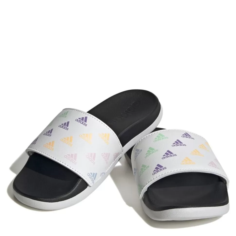 ADIDAS Sandals^ Girls Little And Big Kid Adilette Comfort Slide Sandal