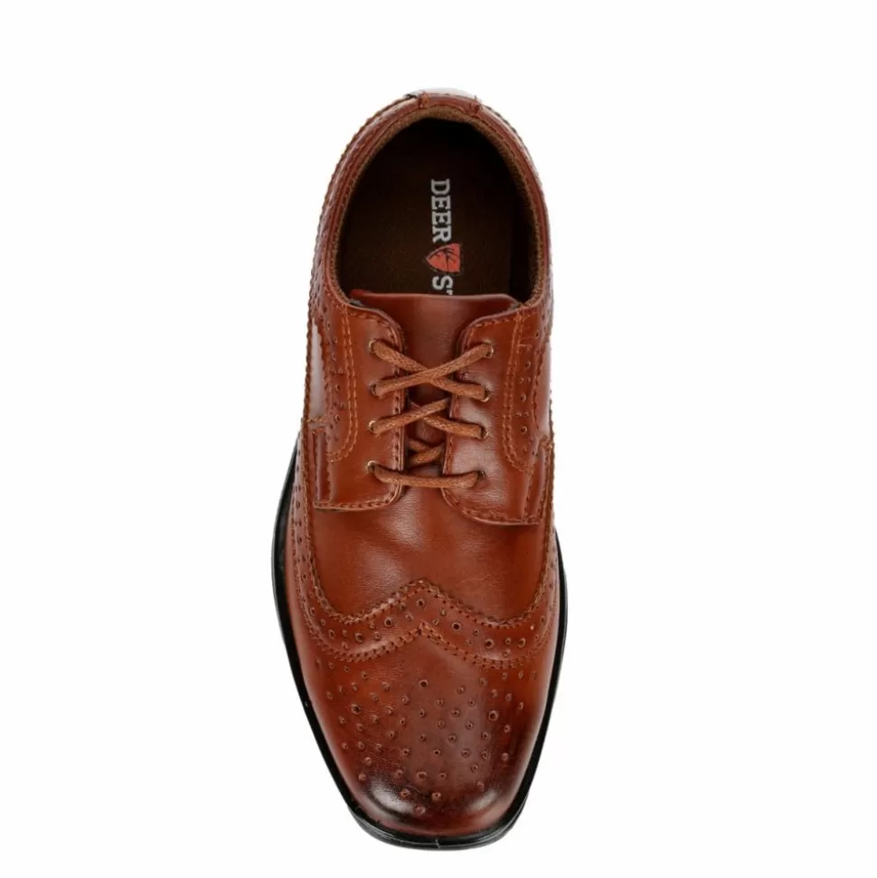 DEER STAGS Dress Shoes^ Boys Ace Wingtip Oxford