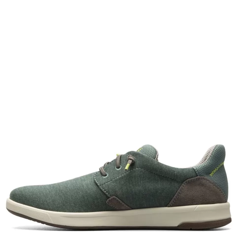 Men FLORSHEIM Canvas^ Mens Crossover Canvas Plain Toe Slip On Sneaker