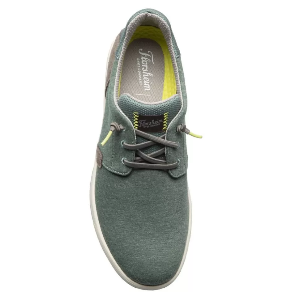 Men FLORSHEIM Canvas^ Mens Crossover Canvas Plain Toe Slip On Sneaker