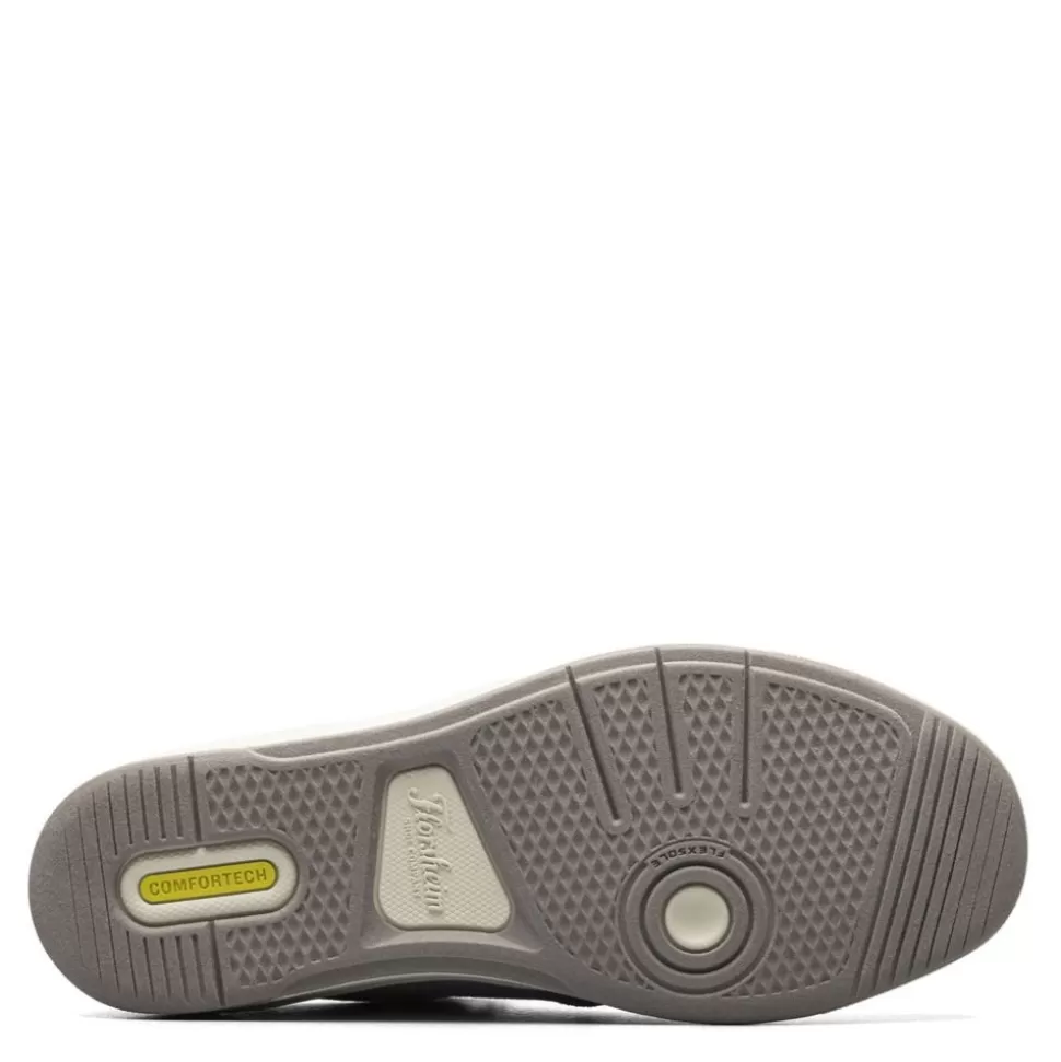 Men FLORSHEIM Canvas^ Mens Crossover Canvas Plain Toe Slip On Sneaker