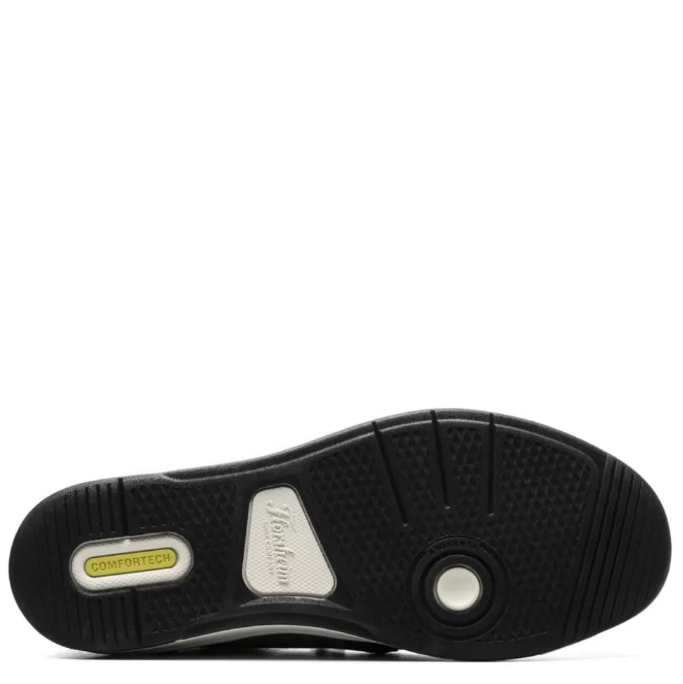 Men FLORSHEIM Canvas^ Mens Crossover Canvas Plain Toe Slip On Sneaker