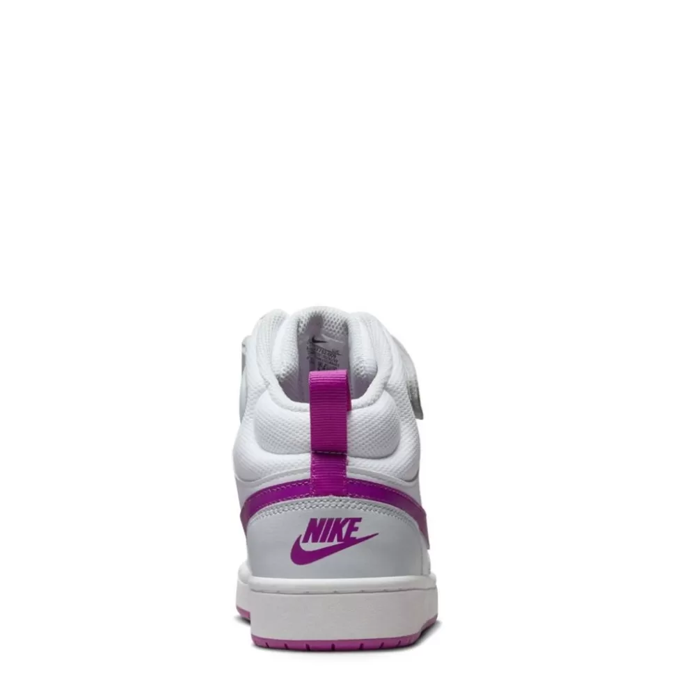 Girls NIKE Athletic & Sneakers^ Girls Big Kid Court Borough 2 Mid Top Sneaker