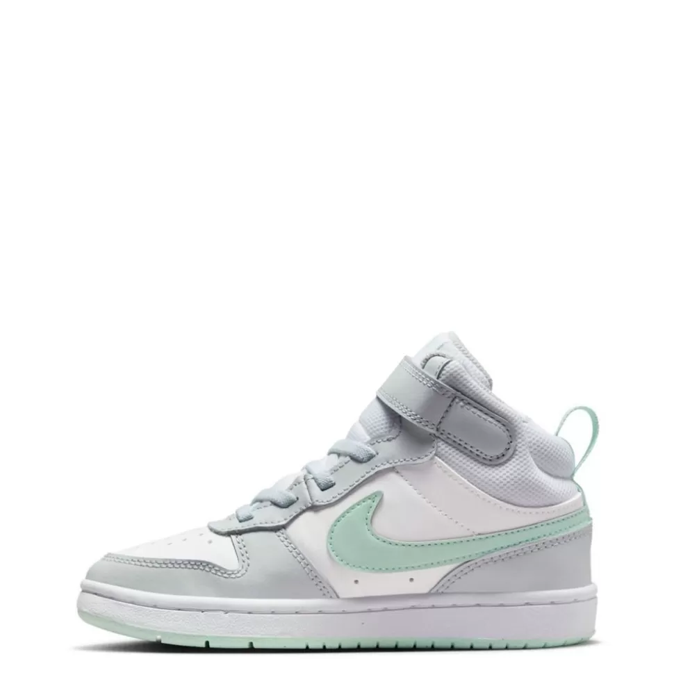 Girls NIKE Athletic & Sneakers^ Girls Little Kid Court Borough 2 Mid Top Sneaker