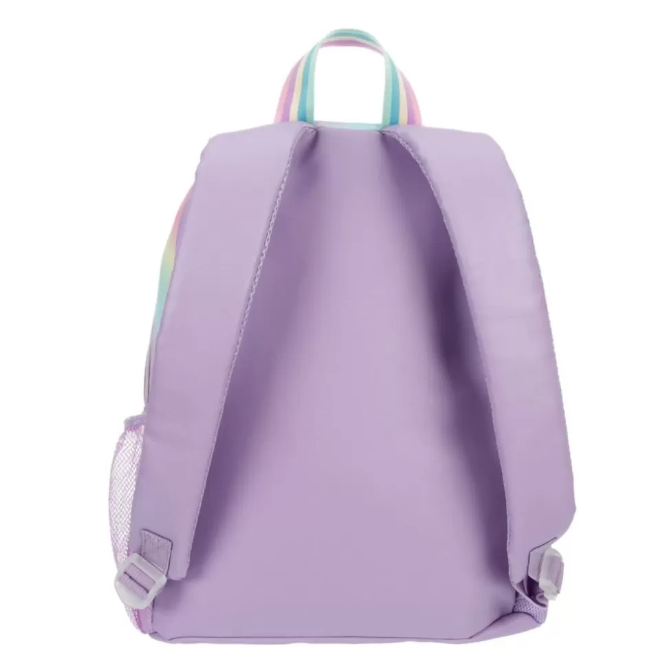 OMG Accessories^ Girls Colorblock Hologram Coated Backpack