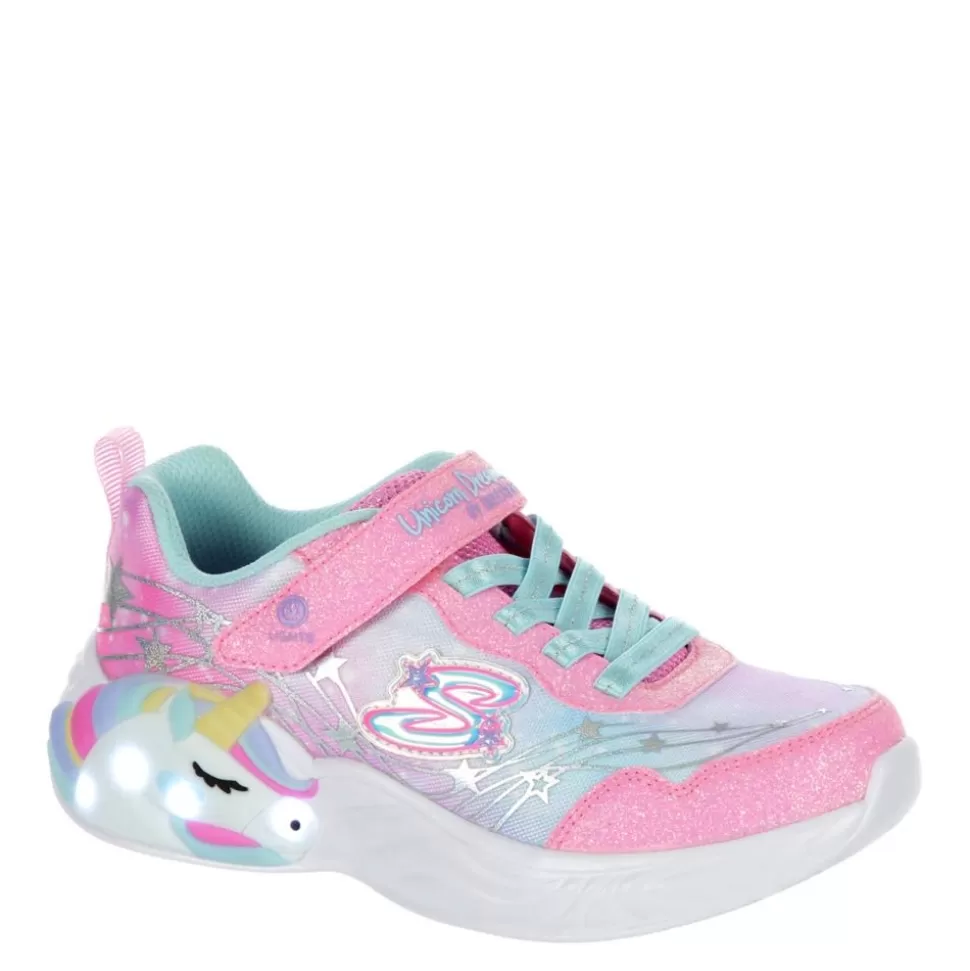 SKECHERS Casual Shoes^ Girls Little Kid Unicorn Dreams Light Up Sneaker