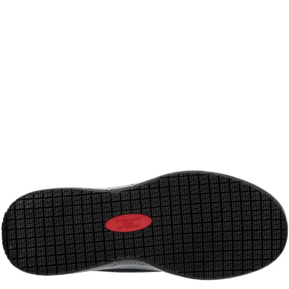 Men SKECHERS Work Shoes^ Mens Slip-Ins Summits Colsin Slip Resistant Work Shoe